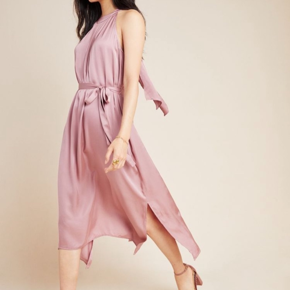 Velvet by graham and spencer Camilla halter midi dress